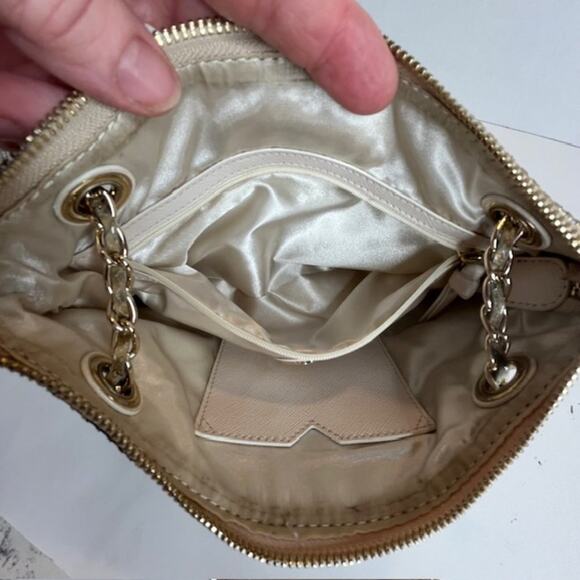 DKNY Metallic Python Handbag Bolsa Sac - Picture 7 of 16